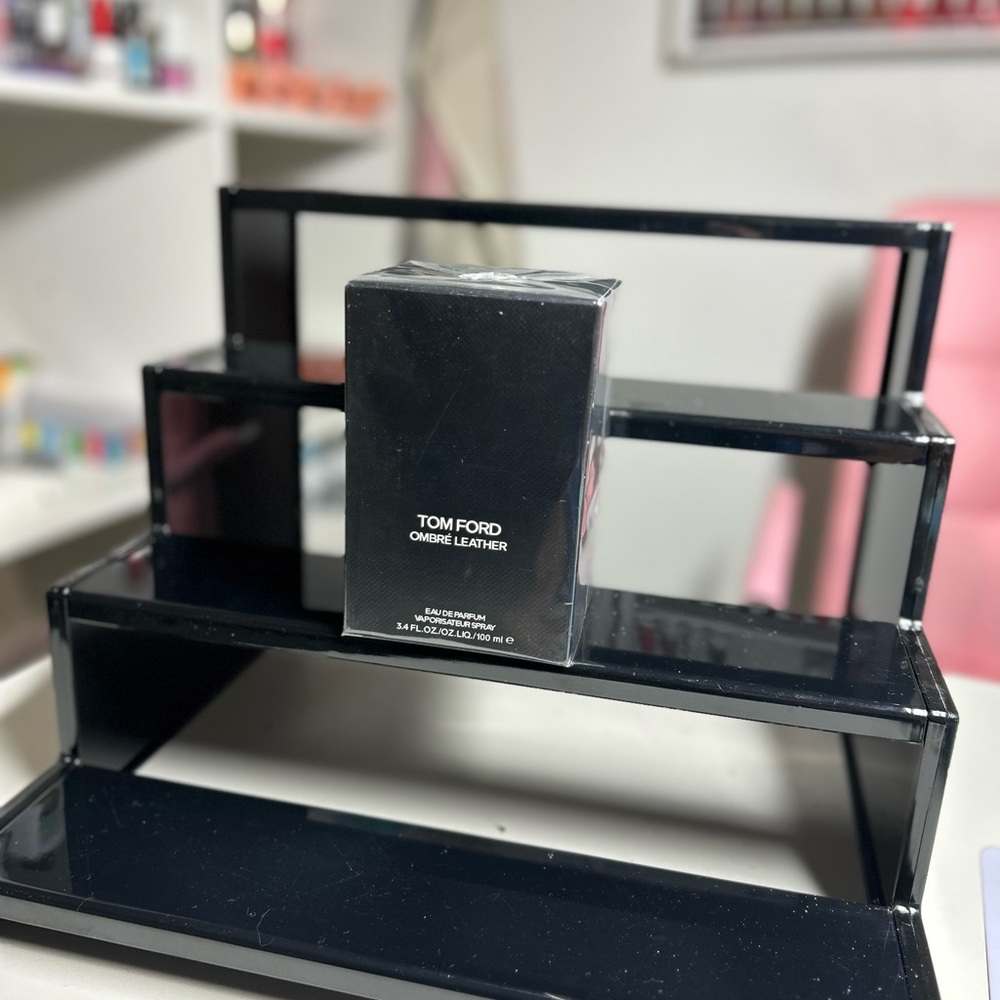 Tom Ford Ombre Leather — Black Box with Gold Accents